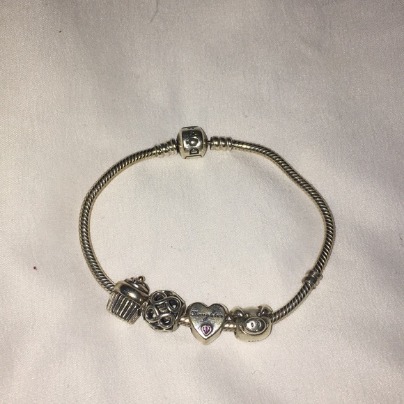 Pandora Bracelet + Charms - Picture 1 of 1